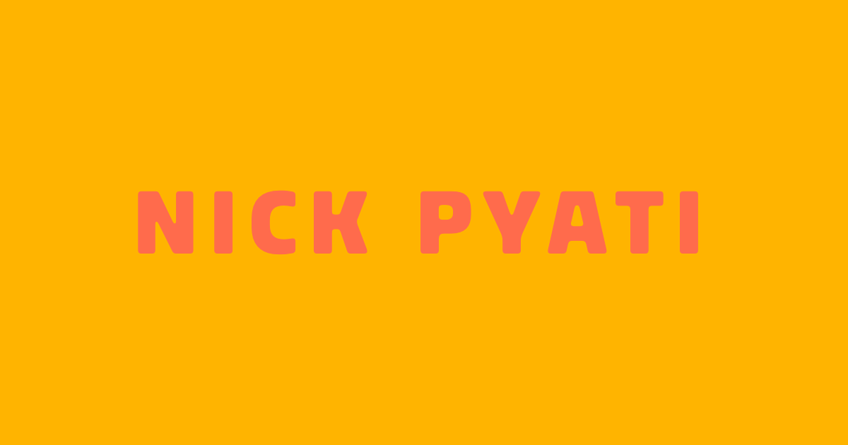 NICK PYATI portrait